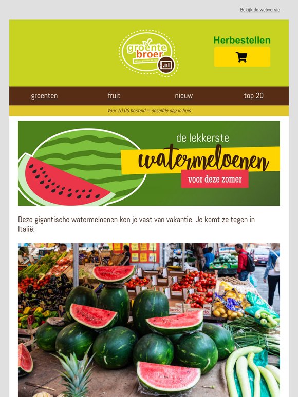 De lekkerste meloen voor deze zomer! 🍉