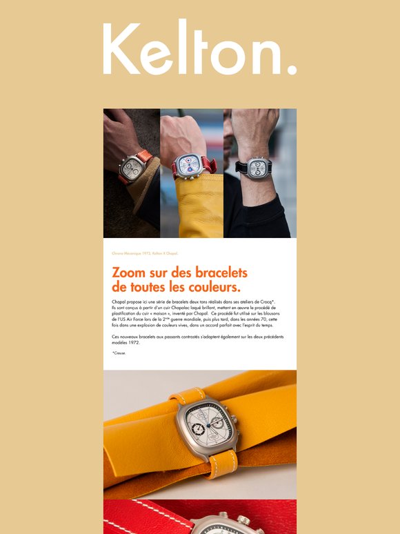 Zoom sur les bracelets CHAPAL.
