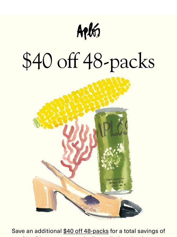 $40 off your favorite cocktails