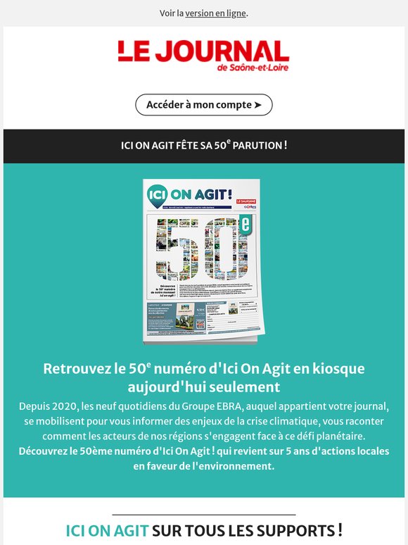 Ici On Agit fête sa 50e parution !