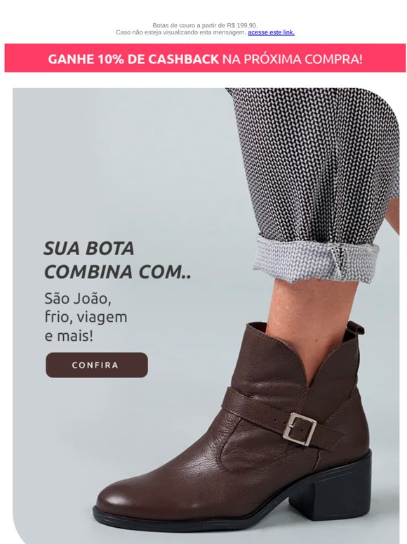 Sua BOTA combina com... São João, frio, viagem e mais!