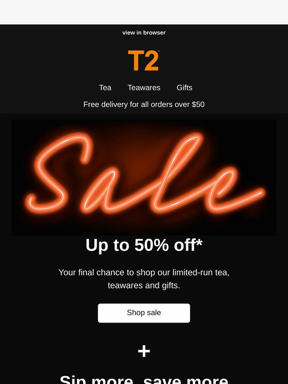 Up to 50% off on NOW*