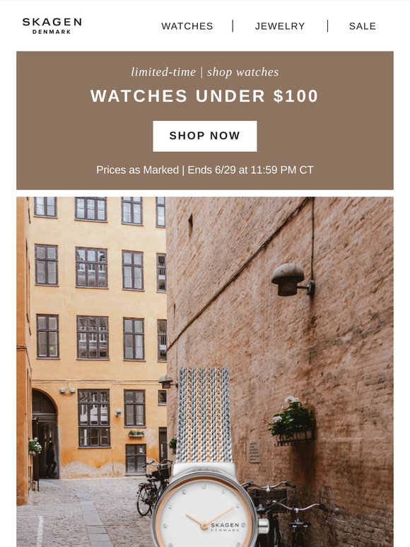 get your summer watch for under $100