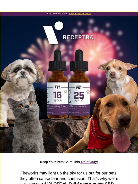 Make July 4th Stress Free for Your Pets! 🎉