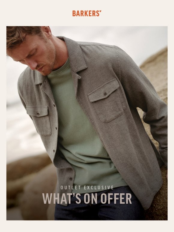 Outlet Exclusives For Your Long Weekend Lineup