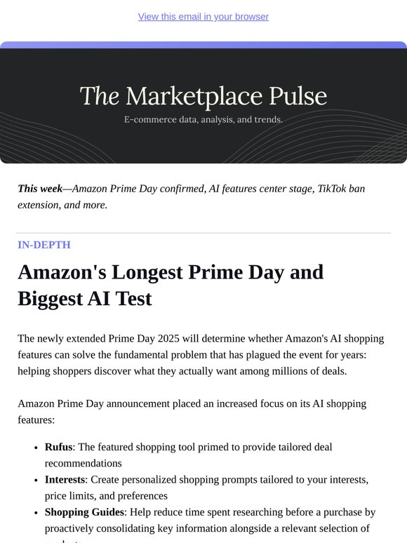 Amazon's Longest Prime Day and Biggest AI Test