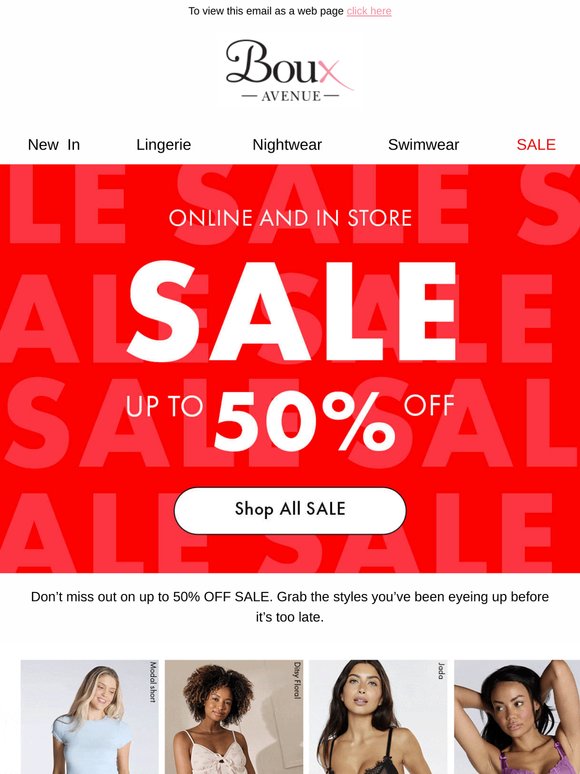Up to 50% OFF SALE is selling fast
