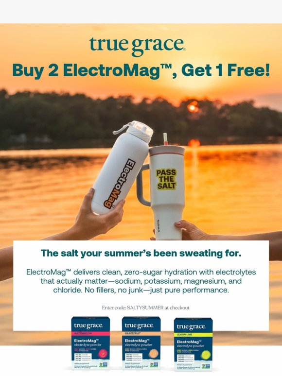 Mix, match, and hydrate—Buy 2 get 1 free ElectroMag™