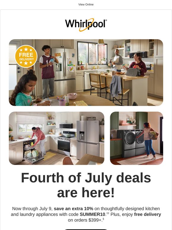 Get ready to 🎉 with these appliance deals