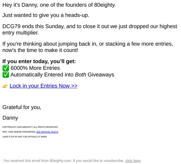 Giveaway Alert ⚠️