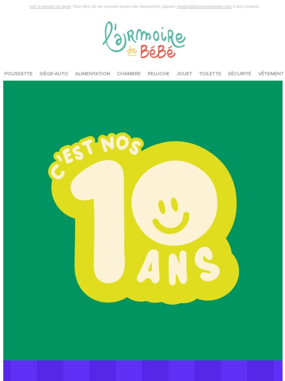 On souffle notre 10e bougie avec vous 🎂
