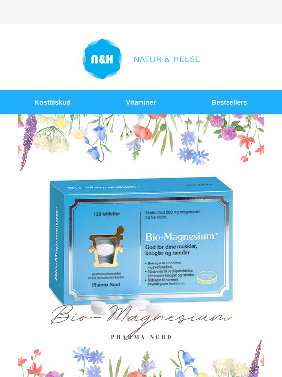 Bliv klar til en aktiv sommer med Bio-Magnesium!