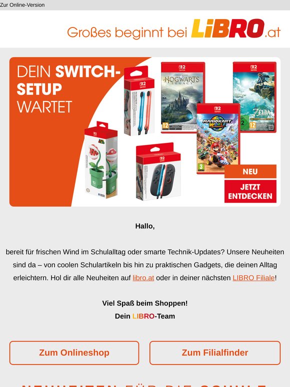 Entdecke alle Neuheiten bei LIBRO 😍