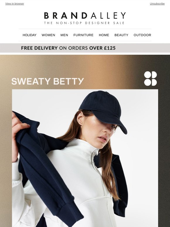 Save up to 65% on Sweaty Betty!