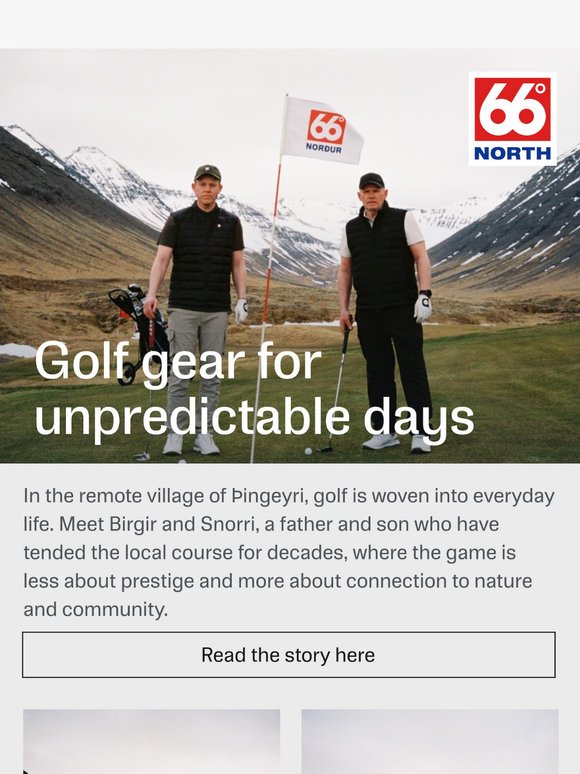 Golf gear for unpredictable days