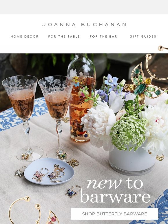 NEW ARRIVALS: Butterfly Barware 🦋