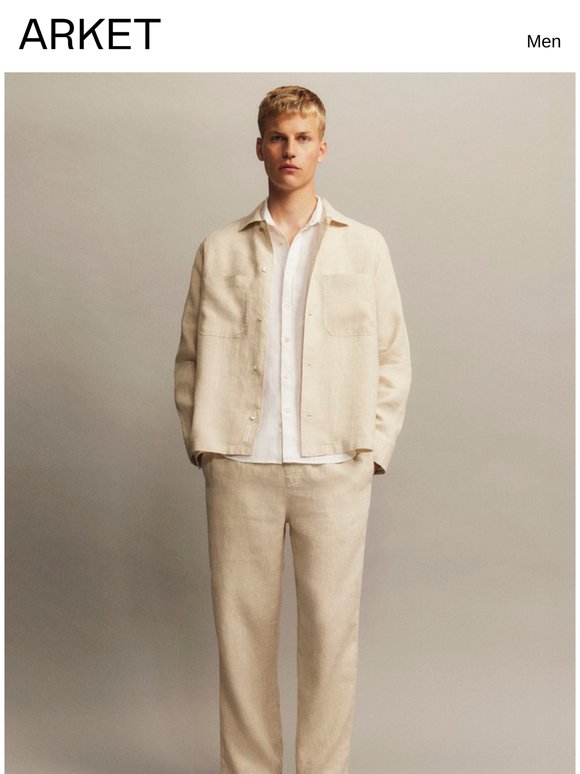 The linen set (or how to dress up in warm weather)