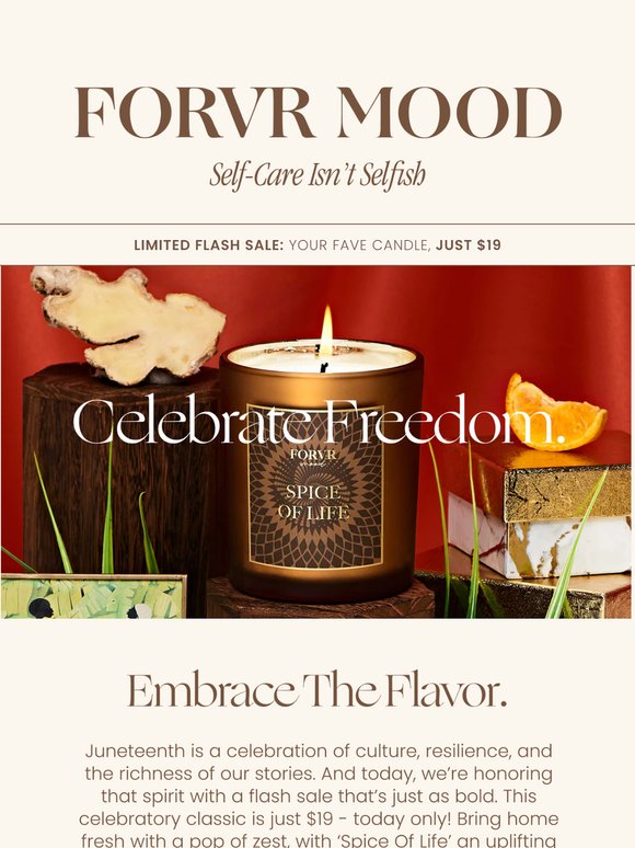 Juneteenth Exclusive: Spice Things Up for $19