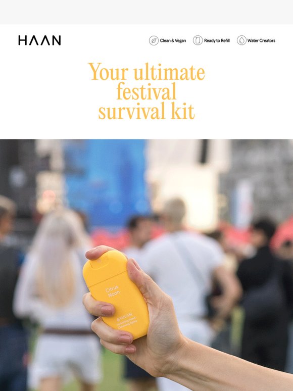 Portable toilets, blazing sun, mosquitoes… we’ve got you.