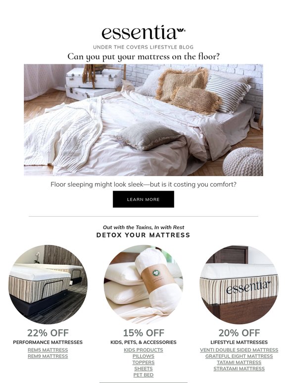 Can Your Mattress Go on the Floor? Plus, Big Savings Inside!
