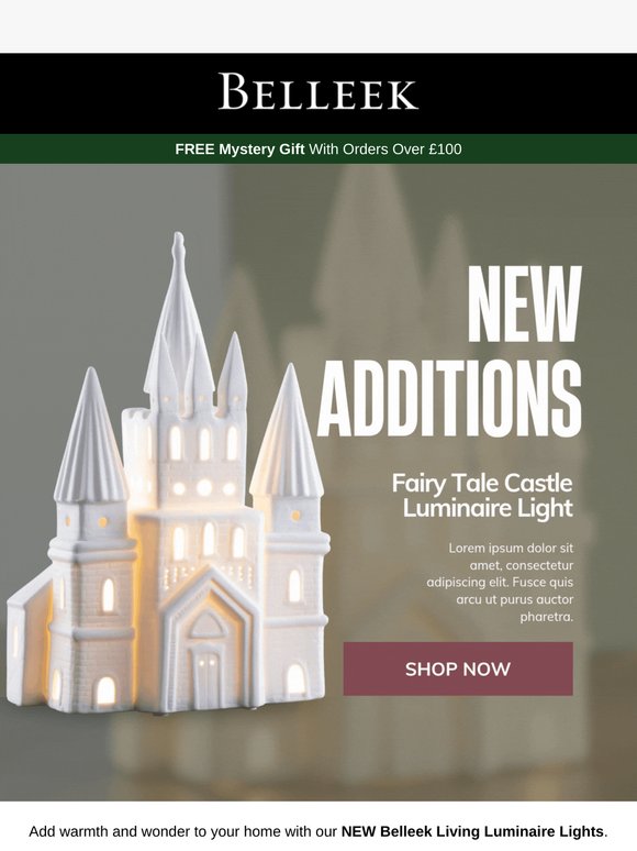 NEW from Belleek Living – Magical Luminaires to Light Your Home ✨