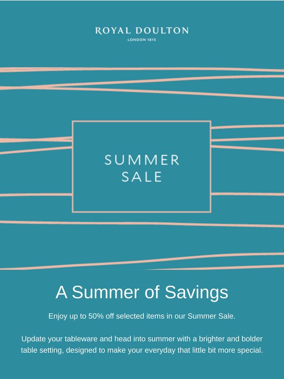 A Summer of Savings