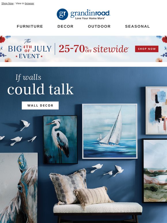 Let your walls do the talking