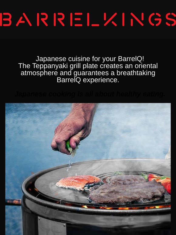 It's time for Japanese cooking on the barrelQ