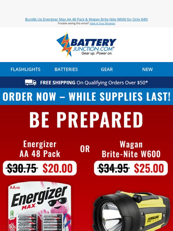 HURRY! Our Emergency Bundle is Only $40!