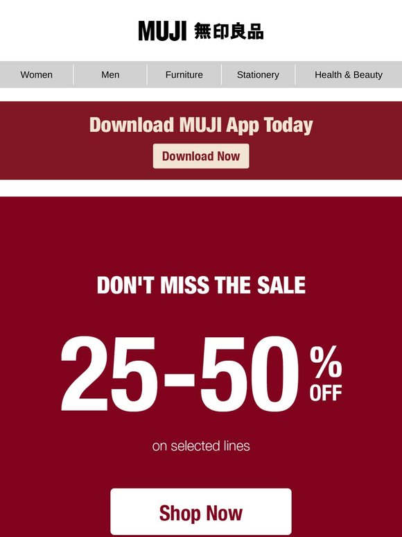 25-50% OFF 🔥