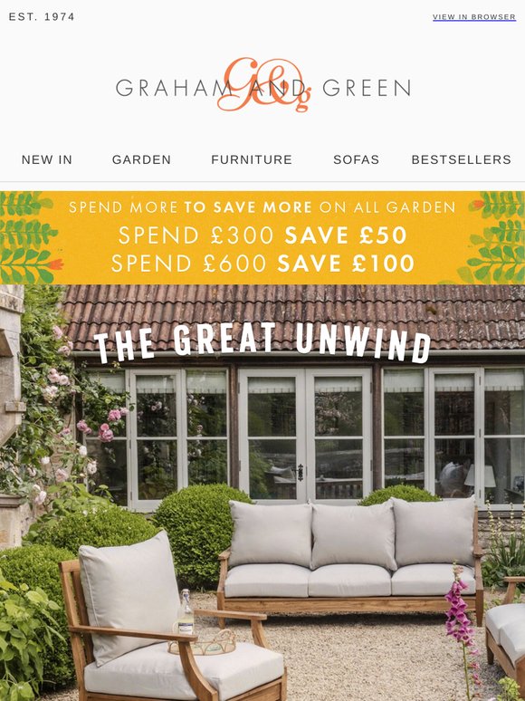 Escape Outdoors | Garden Savings Event