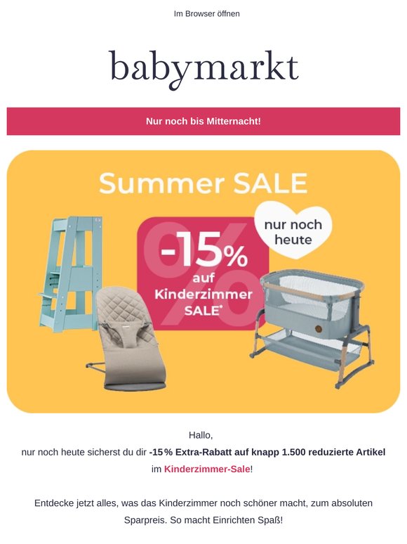 -15 % on top auf Kinderzimmer-Highlights