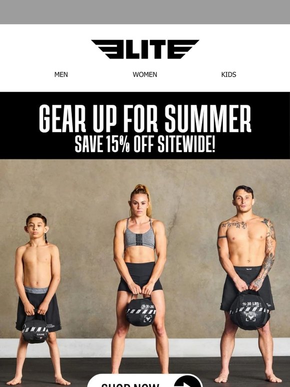 Hi there, 🔥 Summer’s On – Take 15% Off Everything at Elitesports.com!