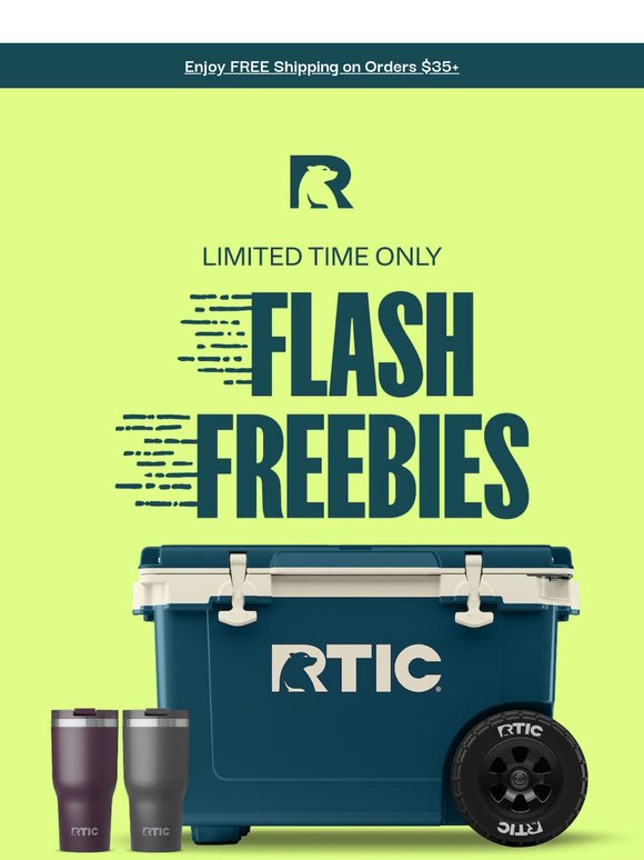 NOW SERVING: FREE DRINKWARE