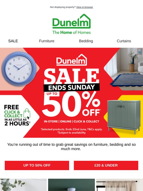 ENDS SOON: up to 50% off