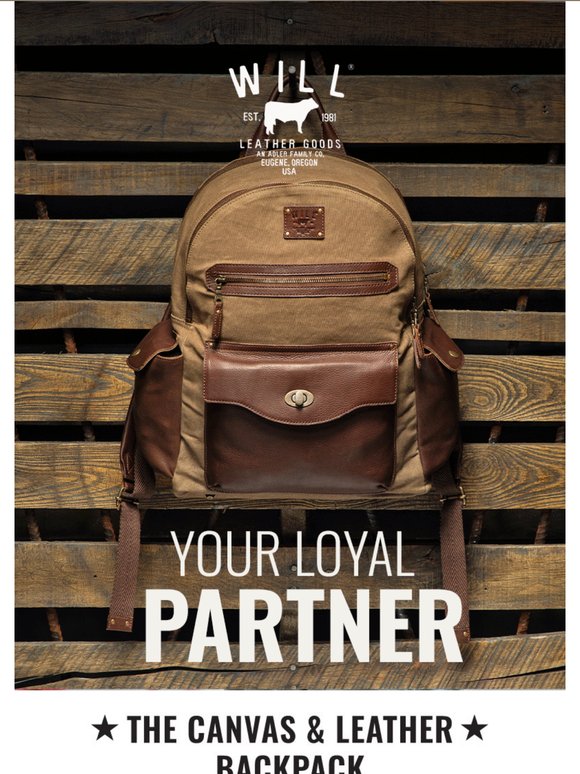 ★ The New Canvas & Leather Backpack ★