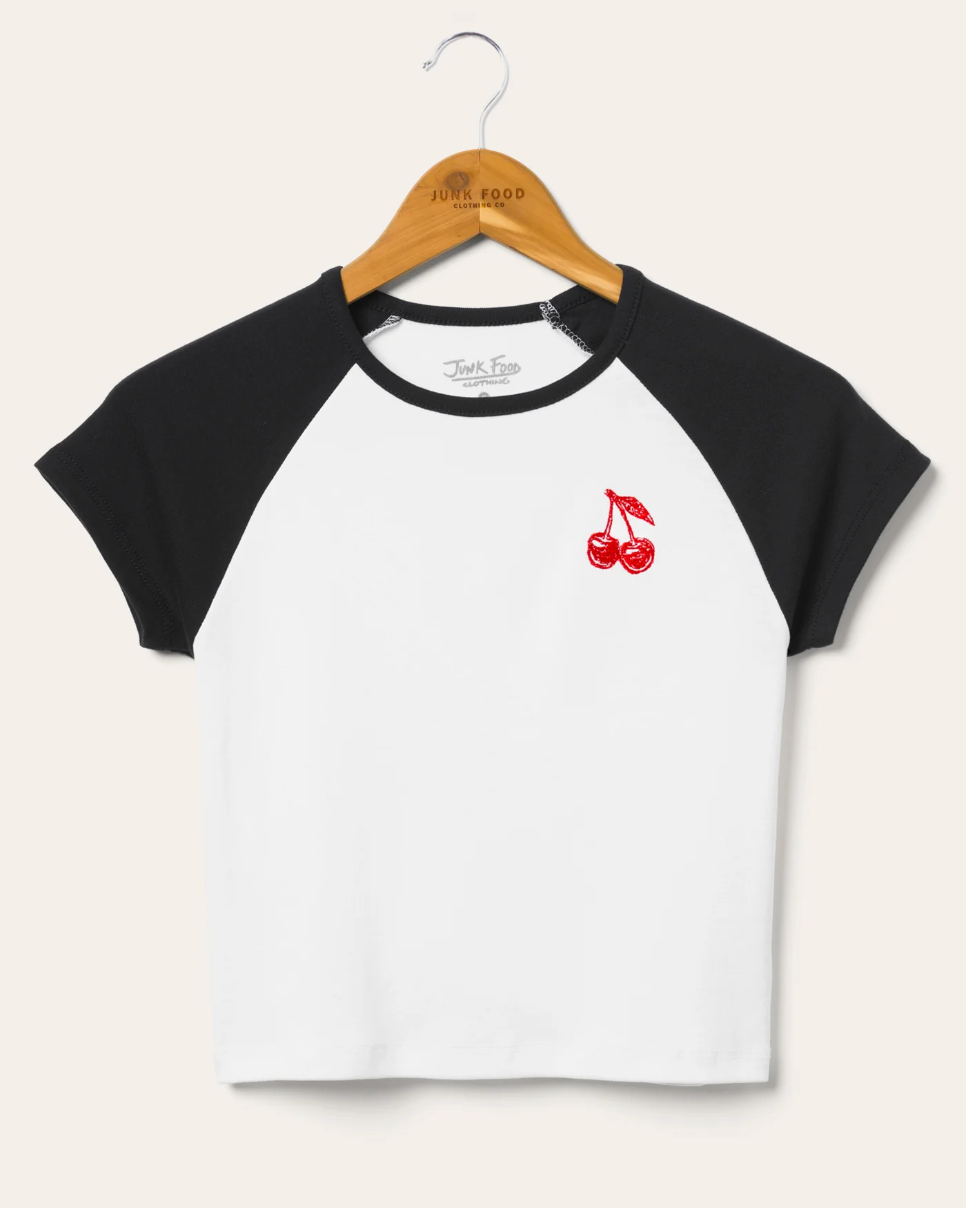 Image of Women's Cherry Baby Raglan Tee