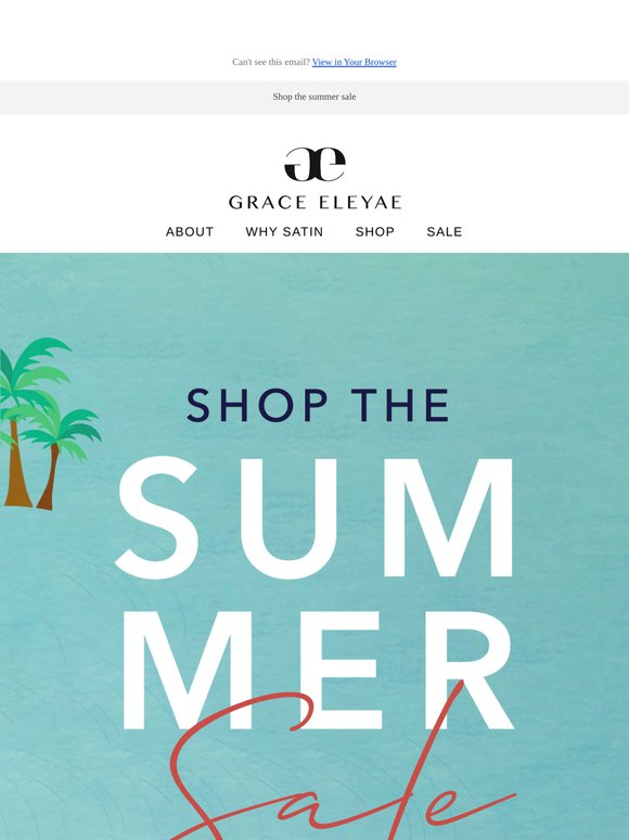 It's Finally Summer! Shop Our Annual Summer Sale!