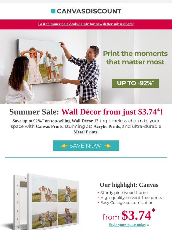 ☀️ Sun’s out, Sale’s On – Massive Wall Décor discounts!
