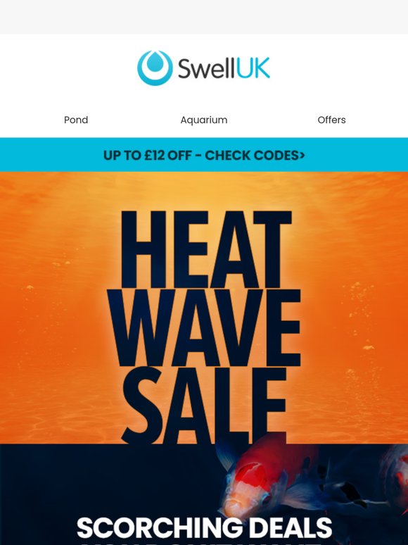 HEAT WAVE SALE - AQUATIC DEALS!
