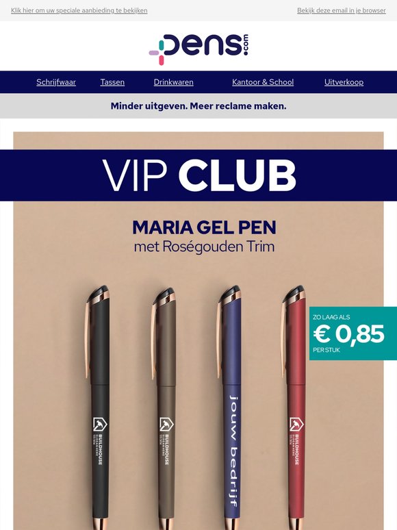 Het is officieel, je zit bij de club 🎉 Bekijk je VIP-voordelen!