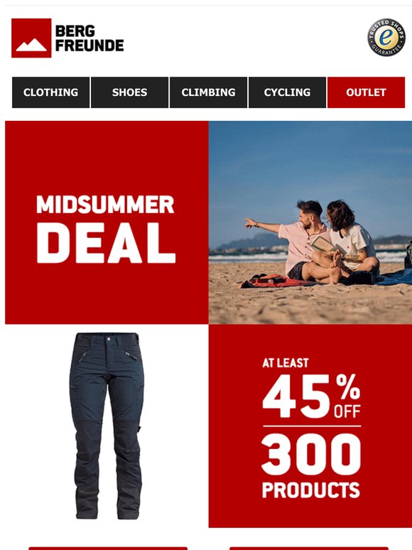 ❗ At least 45% discount on 300 products in our MIDSUMMER DEAL