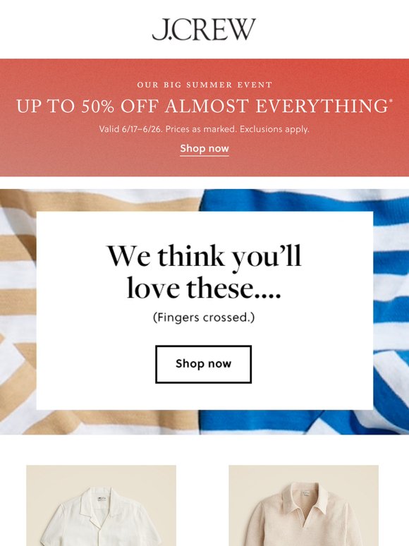 We shopped for you