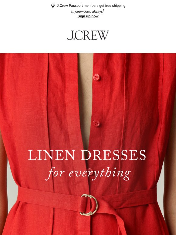 Our best-selling linen dresses