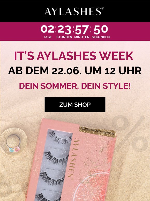 AYLASHES WEEK 2025 – Save the Date für dein größtes Beauty-Upgrade!