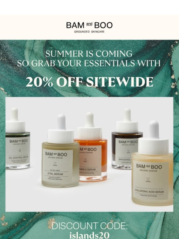 Summer Sale 🌞 -20% OFF