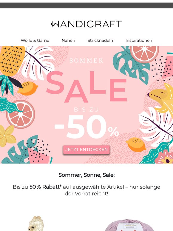 🔥Sommerlich reduziert – bis zu 50 % auf ausgewählte Highlights