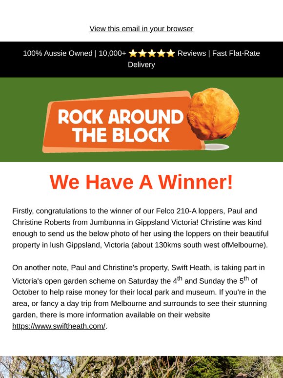 🌟 Felco Winner Revealed & Winter Wonders Await!