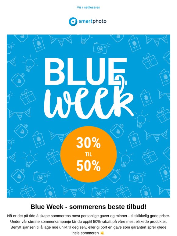 Blue Week 💙 Sommerens beste tilbud!