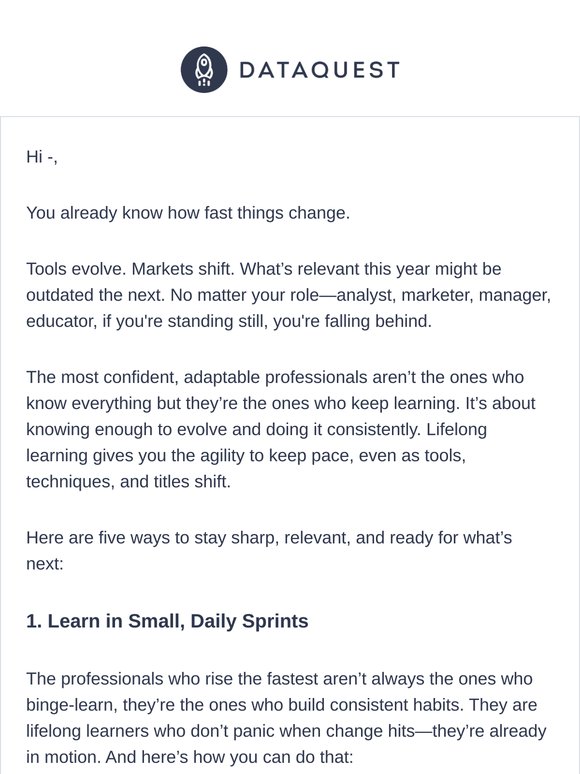 5 ways to stay sharp, relevant, and grow your career